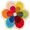 HOME PRO Tappeto bagno FLOWER POWER diametro cm.75