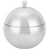 Greensen Secchiello Ghiaccio con Coperchio 2L Secchio Termico Ghiaccio a Doppia Parete in Acciaio Inox Secchiello Portaghiaccio per Cubetti di Ghiaccio e Ghiaccio Tritato 18 x 19 cm