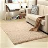 YAOTT Tappeto Peloso Soggiorno Tappeto Decorativo Rettangolare per Camera da Letto Salotto, Moquette Shaggy Lavabili in Lavatrice Tinta Unita per Asilo Nido Home Room Decor Cammello chiaro 80X200CM