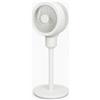 Silamp Ventilatore a Piantana Silenzioso Ciclonico Modello Tornado Touch 40w con Telecomando Bianco