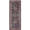 RugVista Galaxy Oriental, Tappeto, Orientali, 80 x 200 cm, Rettangolare, Pelo corto, Soggiorno, Camera da letto, Cucina, Corridoio, Lavabile in lavatrice, Blu/Nero