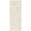 RugVista Art Deco, Tappeto, Moderni, 80 x 200 cm, Rettangolare, Pelo medio, Soggiorno, Camera da letto, Corridoio, Lavabile solo a secco, Bianco/Chiaro beige