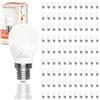 LED ATOMANT Confezione da 100 Lampadina LED G45 9W, Attacco E27, Colore Bianco Freddo (6500K), 950 Lumen