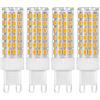 EIMOPE Lampadina LED G9 Dimmerabile da 7W, Lampada Equivalente Alogena da 50W 70W, Luce Bianco Freddo da 6000K, 700LM, Senza Sfarfallio, Luce Calda Lampade G9, 220V, CRI> 85, Confezione da 4