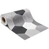 Giuri Tessuti - PASSATOIA per Cucina in Vinile - Tappeto Runner Antiscivolo e Lavabile in PVC - Largo 50 cm (320 CM, ALVEARE MARMO)