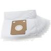 vhbw 10x sacchetto compatibile con Hoover H 7+, H 7 x, H 7 a, H 7 / H7, H 32 / H32, Elite, Autoflex aspirapolvere - 28cm x 24cm Bianco