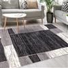 Mazovia Tappeto Moderno - Morbido Pelo Corto - Tappeto da Salotto Oeko-Tex - Tappeto per Ingresso Camera, Da Letto, Cucina, il Soggiorno - Collezione ATENA - Grigio 130 x 190 cm