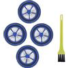 Fantisi Per Proscenic P11 P10 Aspirapolvere Senza Fili Accessori,4 Kit Filtri HEPA(Include 1 spazzola per la pulizia gratuita)