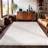 Carpetsale24 Tappeto Salotto Moderno Crema 80 x 150 cm Stile Scandinavo Boho 3D - Tappeto Soggiorno Pelo CortoIdeale per Cucina e Camera da Letto