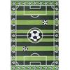 Mazovia Tappeto Gioco Bambini - Tapeto Stampato Pelo Corto - Morbido Tappeto Camera da Letto - Antiscivolo Tapeto - Tappeto de Calcio per Bambini - Verde 140 x 200 cm