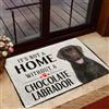 Generic zerbino ingresso casa Non è una casa senza uno zerbino con un cane Labrador cioccolato