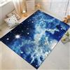 PEIHUODAN Tappeto Galassia Per Camera Da Letto - Materassino Antiscivolo Con Stampa Stellare Cosmica, Pianeti E Nebulose Per Sala Giochi Ragazzi, Salotto O Arredamento Moderno (Colore 5,160x230cm)