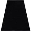 rugsx ETON PLUS Tappeto - Monocolore e liscio in nero - Morbido e moderno per soggiorno e camera da letto - 200x300 cm