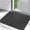 XUCHOU Tappetino Antiscivolo 44 x 90 cm Resistente Sporco, Antiscivolo Zerbino Ingresso Esterno e Interno Varie Misure e Colori per Corridoi, Porte Esterne, Nero