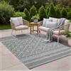 the carpet Calgary - tappeto per interni robusto e facile da pulire, ideale per soggiorno, cucina o sala da pranzo, adatto anche per esterni - Grigio-Diamante, 160 x 220 cm