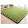CASTLYE Tappeto per Bambini, in Velluto di Corallo, Tappeto Antiscivolo per la Camera dei Bambini, Tappeto per Salotto,Verde muschio,200x200cm