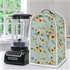 Poceacles Copertura antipolvere per frullatore, design con farfalle e girasole, copertura resistente per frullatore e impronte digitali, per mixer o macchina da caffè, copertura per elettrodomestici