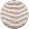 Olivo Tappeti OLIVO.shop Tappeto bagno rotondo, tappeto bagno antiscivolo lavabile, tappeto bagno assorbente, vari colori e misure (ROCK MARRONE, 75 CM)
