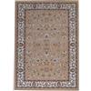 SpazioTessile Tappeto Classico Persiano Mano Lana Royal King 079ch Ingresso Soggiorno Camera Ufficio Corsia Passatoia (Beige, 140x210)