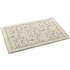HomeLife Tappeto Bagno Assorbente 60X90 Made in Italy | Tappeto Doccia Assorbente Lavabile in Cotone | Tappetino Bagno Senza Antiscivolo | Tappeti Bagno Moderni di Qualità | Fantasia Tortora