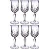 RCR Cristalleria Italiana Opera Maison - Set di 6 bicchieri da vino in cristallo italiano, 23 cl