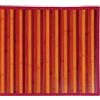 Confezioni Giuliana TAPPETO BAMBOO sfumato passatoia cucina e multiuso rosso (50x180)