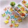 LICHENGTAI 360 Pezzi Cupcake Topper per Torta di Farfalla Decorazioni di Torte Feste, Farfalla di Carta di Riso Appiccicoso, Farfalla Commestibile Decorazione Torta Decorazione Creativa per Piatti e Pasticcini