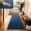 Paco Home Tappeto Moderno e Morbido per Soggiorno a Pelo Corto Lavabile Fluffy Uni Effetto Pelliccia Senza Tempo Elegante Antiscivolo Facile da Pulire, Dimensione:100x200 cm, Colore:Navy-Blu