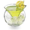 MINGZHE Set di 2 Bicchieri da Martini, Bicchiere da Martini Universale per Martini, Refrigeratore per Cocktail per Liquori, Server per Refrigeratore per Caviale in Vetro, Bicchieri da Cocktail in(150 ml)