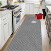 parpyon Tappeto passatoia cucina LAVABILE Lucy - ANTISCIVOLO aderisce perfettamente a terra non piega si pulisce con straccio - tappeti casa moderno (50X180, 32)