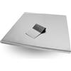 INOXLM lavorazioni inox Tagliere/Spianatoia con tarocco/spatola in Acciaio Inox Varie Misure per Cucina per Bar per Ristorante (PERSONALIZZA)