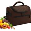 Generico Borsa per il pranzo da donna, scatola per il pranzo da donna, Portapranzo isolato da 8,5 L, Borsa termica portatile isolata a triplo strato a prova di perdite con tracolla regolabile per viaggi in spi