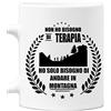 bubbleshirt Tazza trekking Mug in ceramica Compleanno - non ho bisogno di terapia ho solo bisogno di andare in montagna - idea regalo