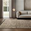 SIMPEX Tappeto in Cotone Chenille Beige 160x230 cm Lavabile, Stile Boho, Antiscivolo e Morbido, Pelo Corto, Monocromatico Mélange, Per Soggiorno, Camera, Ufficio e Cucina