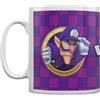 Pyramid International Tazza Super Mario (Waluigi 3D Port) da 11 once di capacità in plastica o melamina, riutilizzabile, per caffè, per uso domestico, rotonda, viola