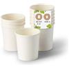 BIOZOYG bicchierini da shot in carta 400 pezzi 20 ml bianco - bicchieri di carta rivestiti accessori per feste usa e getta fiere eventi degustazioni - alternativa ai bicchieri di plastica