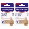 Hansaplast Cerotti ELASTIC FINGER STRIPS, Cerotti dita extra flessibili e lunghi per mani e articolazioni, Cerotto flessibile che si adatta ai movimenti, 1 confezione da 32 pezzi