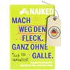 NAIKED Sapone per macchie vegano - alternativa al sapone biliare - senza plastica e sostenibile - con soda e corteccia di sapone - efficace rimozione delle macchie per tessuti, vestiti e biancheria - 100 g