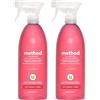method Detergente multiuso, rimuove sporco e sporco su diverse superfici, profumo di pompelmo, pulizia accurata, 1 x 828 ml (Confezione da 2)