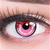 Meralens Lenti a Contatto Colerate 'Anime Arc 2 Pink' - Cosplay Rosa senza Gradazione - con porta lenti a contatto - ideali per Manga Anime Halloween - Durata 1 Anno - 1 Coppia senza correzione