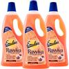 Emulsio Ravviva Cotto Detergente Pavimenti per Cotto Tradizionale o Moderno Ardesia Pietre Naturali Porose Formula Protettiva Profumo di Fiori Bianchi e Violetta a Lunga Durata - 3 Flaconi da 750ml