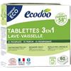 ecodoo Ripiani lavastoviglie 3 in 1 x60