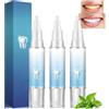 YIMVUNZ 3 Pezzi Gel Lenitivo per Gengive, Trattamento Parodontale, Contro la Recessione Gengivale con Estratto di Menta Piperita, Sbiancamento Dentale, Pulizia Profonda delle Gengive