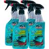 FEI FAN Detergente Spray GLASS CLEANER, Sgrassatore Per Vetri e Cristalli. Ideale Per La Pulizia Dei Vetri Auto, Migliora La Visibilità Alla Guida, Elimina Ditate e Tracce Di Smog 500ml (2 Spray)