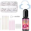 AOUZOVLI Brillantini Denti Include Adesivi Attrezzi E Trapani Ad Acqua Kit Brillantini per Denti per Feste Di Trucco Celebrazioni Giochi Di Ruolo