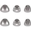 Gosknor 6 Pezzi di Punte Auricolari per Apparecchi Acustici, Grandi Medie Piccole 3 Dimensioni in Silicone a Cupola Compatibili con Resound per Una Migliore Tenuta del Suono
