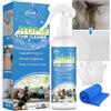 JOYAONE Spray Antimuffa 200ml, Con Panno e Guanti Monouso, Rimozione Rapida Muffa e Macchie, Detergente per Bagno, Cucina, Piastrelle, Silicone e Pareti, Formula Attiva Anti-Umidità
