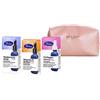 Dc Casa VENUS SET SIERI : COLLAGEN INTENSIVE 30 ML + HYALURONIC ACID 30 ML + VITAMIC C ACTIVE 30 ML + MELISSA POCHETTE