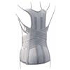 Tenortho - Corsetto Agilomb Dorso-Lombare Con Spallacci In Fibra Di Carbonio, Colore: Grigio, Taglia: L Ø Bacino 100-110 cm