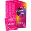 Durex PleasureMax Preservativi Con Rilievi e Nervature (56 mm) - 30 Profilattici (3 confezioni da 10pz), Vestibilità Regular